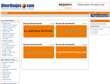 Tablet Screenshot of divertinajes.com